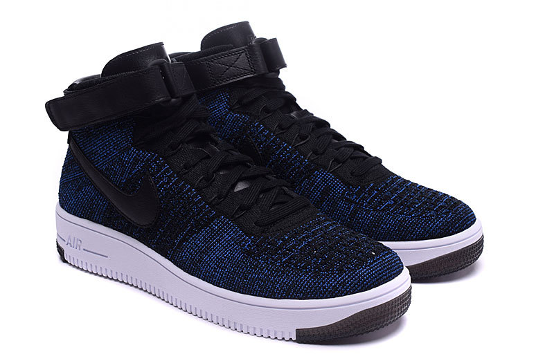 air force flyknit bleu