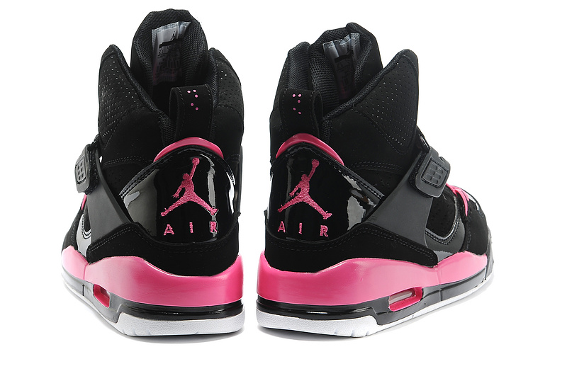 air jordan flight noir et rose