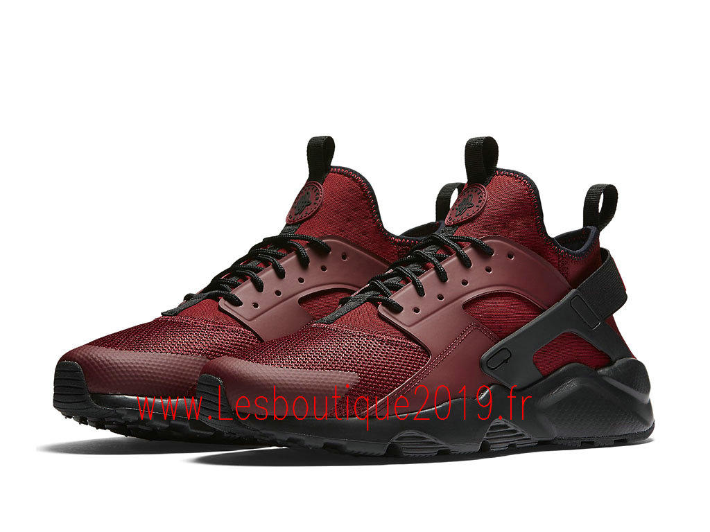 huarache homme noir et vert