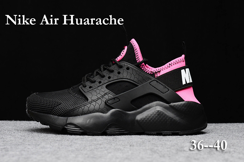 huarache femme blanche et rose