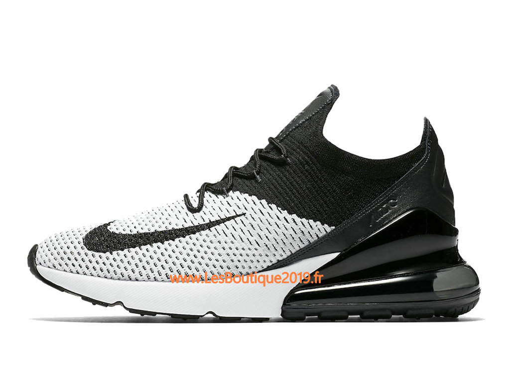 nike air max 270 flyknit noir blanc