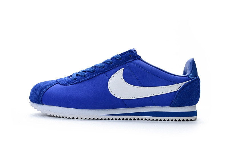 nike cortez bleu